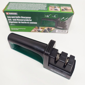 Точилка для ножей и топор Parkside PAMS 2 A1, алмазное покрытие две направляющие эргономичная нескользящая ручка. Изображение №3