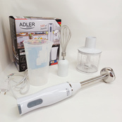 Блендер 3в1 ADLER AD 4620 міксер подрібнювач 800Вт White. Зображення №6