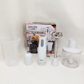 Блендер 3в1 ADLER AD 4620 міксер подрібнювач 800Вт White. Зображення №7