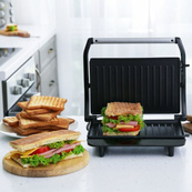 Профессиональная сендвичница Magio MG-364 с антипригарным покрытием и индикатором нагрева. Изображение №3