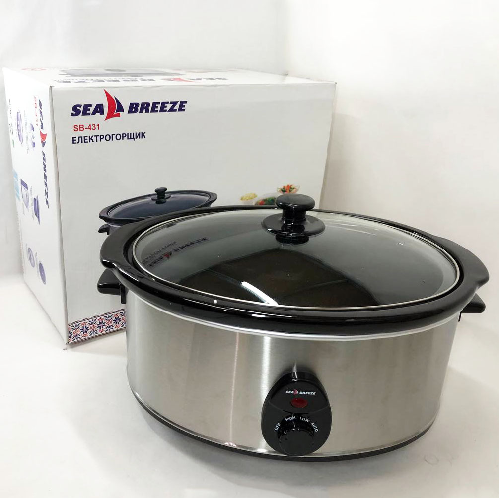 Медленноварка SeaBreeze SB-431 / 6,5 Л Медленноварка SeaBreeze SB-431 / 6,5 Л