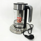 Електрочайник MAGIO MG-494, чайник прозорий з підсвічуванням, чайник дисковий, електрочайник з підсвічуванням. Зображення №8