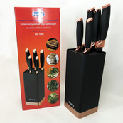 Универсальный кухонный ножевой набор Magio MG-1092 5 шт, набор ножей для кухни, набор кухонных ножей. Изображение №2