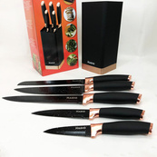 Универсальный кухонный ножевой набор Magio MG-1092 5 шт, набор ножей для кухни, набор кухонных ножей. Изображение №5