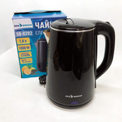 Чайник термос SeaBreeze SB-0202 1.8Л, 1500 Вт, хороший электрический чайник, тихий электрический чайник. Изображение №5 Чайник термос SeaBreeze SB-0202 1.8Л, 1500 Вт, хороший электрический чайник, тихий электрический чайник. Изображение №5