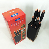 Универсальный кухонный ножевой набор Magio MG-1092 5 шт, набор ножей для кухни, набор кухонных ножей. Изображение №13