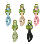 Щітка для волосся масажна продувна Beauty Luxury "Листочок", (HB-05-16). Зображення №6