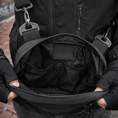 Тактична сумка для патчів Cordura 600D — 5 кишень, месенджер чорний з тканини. Зображення №28