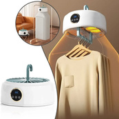 Сушарка електрична, для одягу підвісна складана з таймером та чохлом. Зображення №3