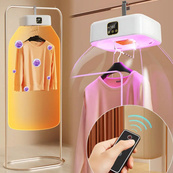 Сушарка електрична, для одягу підвісна складана з таймером та чохлом. Зображення №7