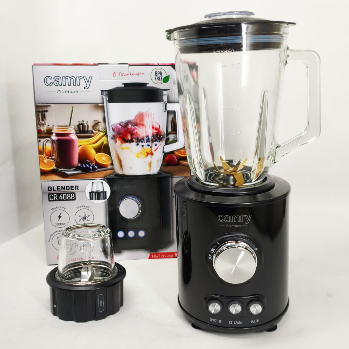 Блендер стаціонарний Camry CR 4088 1.5л 1800Вт Блендер стаціонарний Camry CR 4088 1.5л 1800Вт