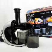 Соковыжималка шнековая для цитрусовых фруктов и овощей Adler AD 4130 домашняя электрическая на 150Вт. Изображение №6