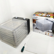 Сушилка для овощей и фруктов Adler AD 6660 600Вт пищевой дегидратор. Изображение №3