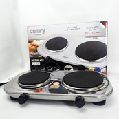 Электрическая настольная плита Camry CR 6511 переносная варочная панель на 2 конфорки 2500Вт. Изображение №2