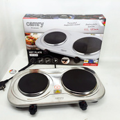 Электрическая настольная плита Camry CR 6511 переносная варочная панель на 2 конфорки 2500Вт. Изображение №5