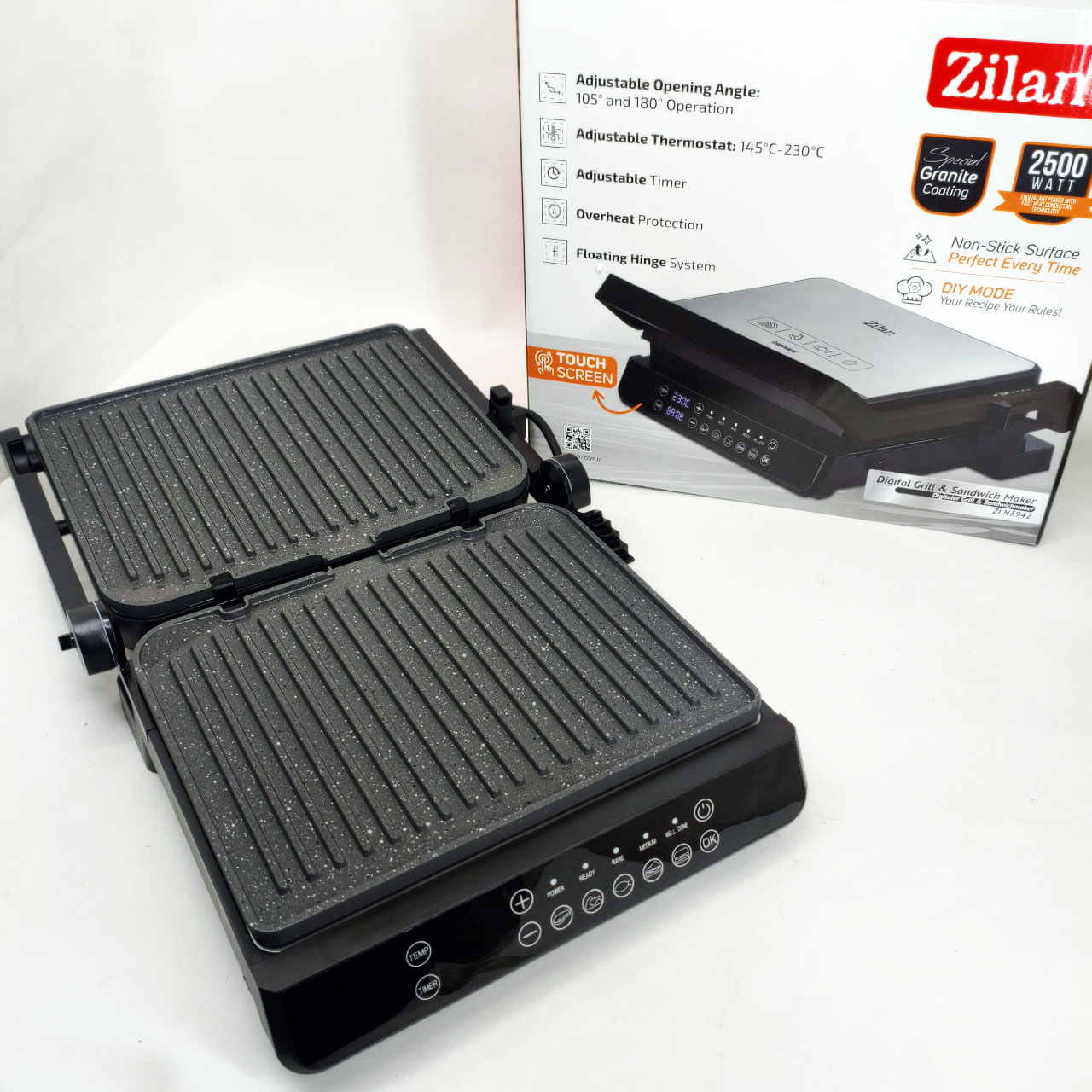 Гриль электрический Zilan ZLN3942 Гриль электрический Zilan ZLN3942