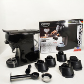 Капсульная кофемашина Camry CR 4414 3000Вт рожковая для молотого кофе и 5 адаптеров для капсул Black. Изображение №9