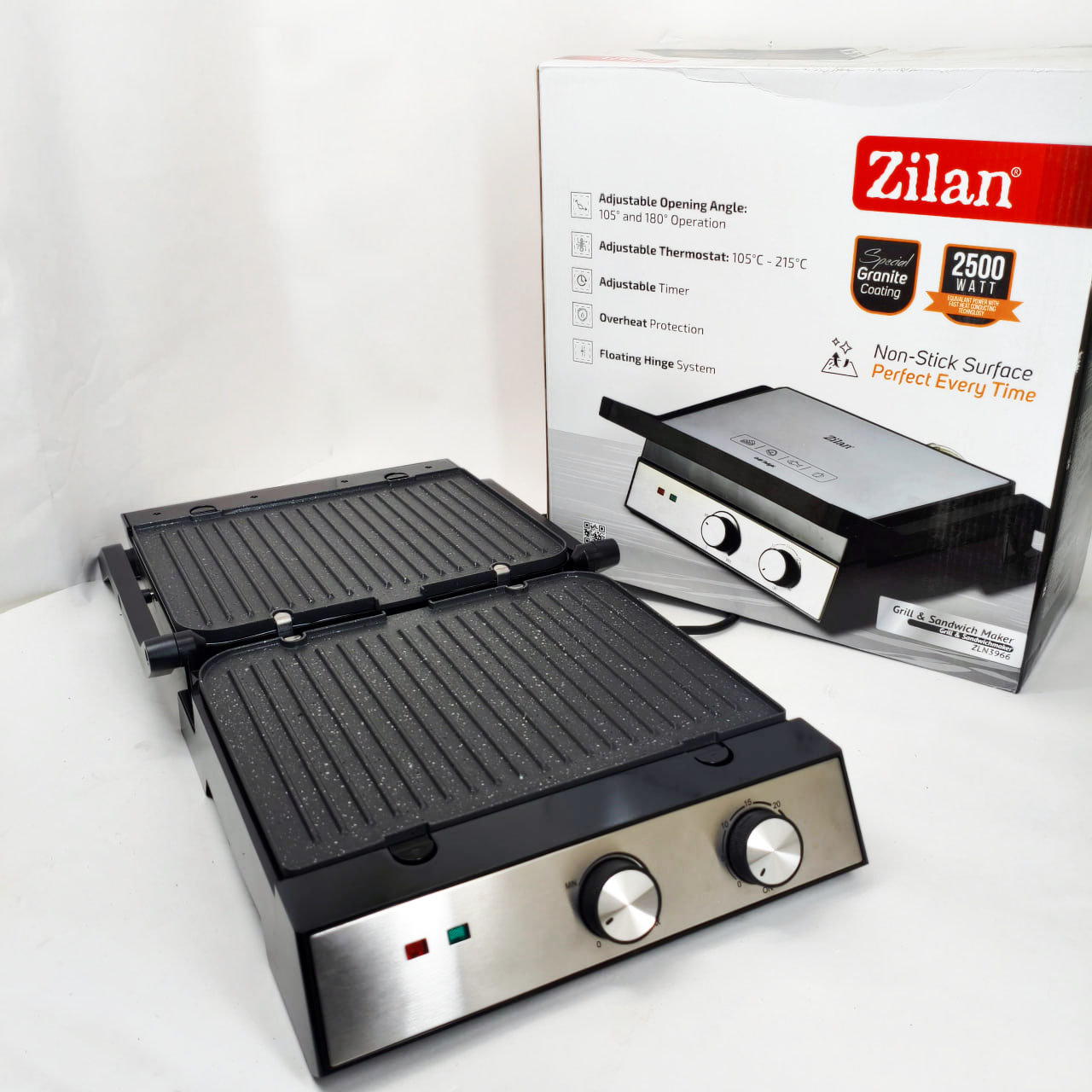 Гриль електричний Zilan ZLN3966 2500Вт Гриль електричний Zilan ZLN3966 2500Вт