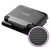 Бутербродниця MAGIO MG-378 750 Вт з антипригарним покриттям, Настільний гриль електричний-притискний. Зображення №3