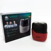 Электробритва VGR V-345. Цвет: красный. Изображение №6