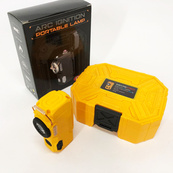 Багатофункціональний армійський ліхтар D50-SMD - індикація заряду, запальничка. Колір: жовтий. Зображення №12