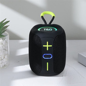 Портативна Bluetooth колонка TG658 8W з RGB підсвічуванням, Бездротова колонка потужна. Колір: чорний. Зображення №3