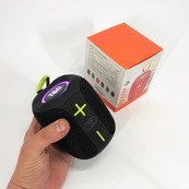 Портативна Bluetooth колонка TG658 8W з RGB підсвічуванням, Бездротова колонка потужна. Колір: чорний. Зображення №4