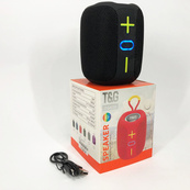 Портативна Bluetooth колонка TG658 8W з RGB підсвічуванням, Бездротова колонка потужна. Колір: чорний. Зображення №5