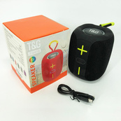 Портативна Bluetooth колонка TG658 8W з RGB підсвічуванням, Бездротова колонка потужна. Колір: чорний. Зображення №15