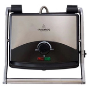 Гриль прижимной Crownberg CB-1067, Электрический контактный гриль для дома с терморегулятором 2000Вт. Изображение №3 Гриль прижимной Crownberg CB-1067, Электрический контактный гриль для дома с терморегулятором 2000Вт. Изображение №3