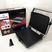 Гриль прижимной Crownberg CB-1067, Электрический контактный гриль для дома с терморегулятором 2000Вт. Изображение №5 Гриль прижимной Crownberg CB-1067, Электрический контактный гриль для дома с терморегулятором 2000Вт. Изображение №5