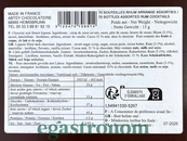 Шоколадні цукерки асорті (пляшечки) з ромом Абтей Abtey Rhum Arrange Assorted 910g 6шт/ящ. Изображение №2