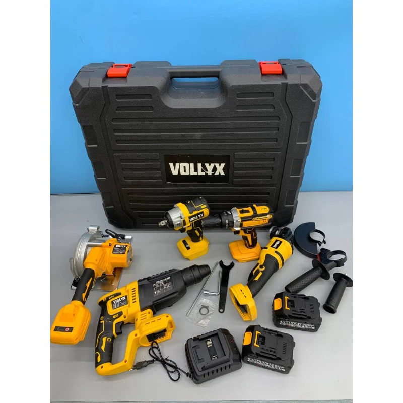 Акумуляторний набір інструментів 5в1 з зручним кейсом Акумуляторний набір інструментів 5в1 з зручним кейсом