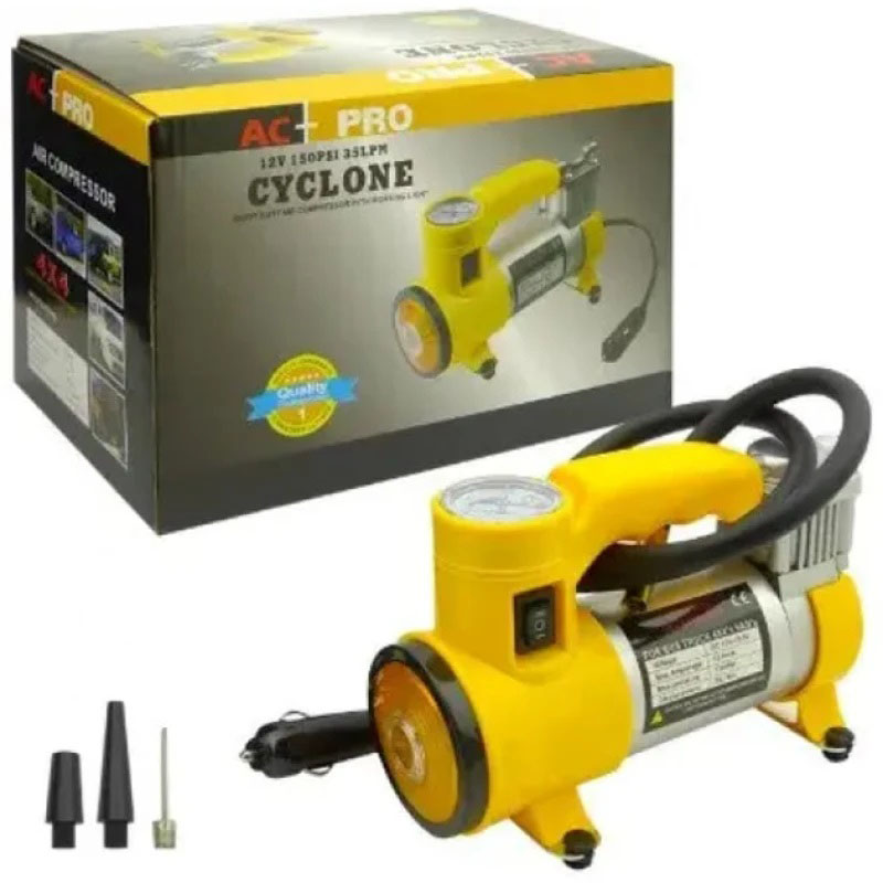 Автомобільний компресор Cyclone 12V 150PSI портативний Автомобільний компресор Cyclone 12V 150PSI портативний