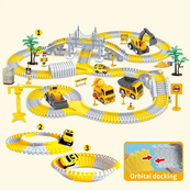 Автомобільний трек ремонт дороги ігровий набір із 345 деталей з технікою. Зображення №2 Автомобільний трек ремонт дороги ігровий набір із 345 деталей з технікою. Зображення №2