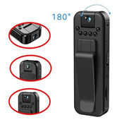 Боди-камера L9, нагрудный видеорегистратор Full HD 1080p с дисплеем 1.3, датчиком движения, LED-подсветкой. Изображение №4