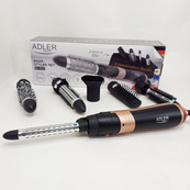 Фен-щетка набор для укладки волос 6в1 ADLER AD 2022 стайлер 1000Вт. Изображение №4