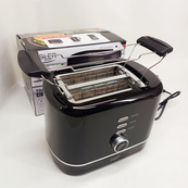 Тостер Adler AD 3224 7 рівнів обсмажування решітка для булочок 850Вт Black. Зображення №2