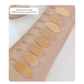 Тональна основа Topface PROHD Hydra Glow Easy Drop рідка, 30 мл (PT477), 06 Golden Dune Оливково-бежева. Изображение №3