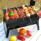 Мангал складной 36х28х20см BBQ для барбекю. Изображение №10 Мангал складной 36х28х20см BBQ для барбекю. Изображение №10