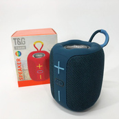 Портативна Bluetooth колонка TG658 8W з RGB підсвічуванням, акумуляторна переносна колонка. Колір: синій. Зображення №2