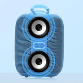 Портативна Bluetooth колонка TG658 8W з RGB підсвічуванням, акумуляторна переносна колонка. Колір: синій. Зображення №4