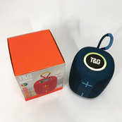 Портативна Bluetooth колонка TG658 8W з RGB підсвічуванням, акумуляторна переносна колонка. Колір: синій. Зображення №6