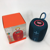 Портативна Bluetooth колонка TG658 8W з RGB підсвічуванням, акумуляторна переносна колонка. Колір: синій. Зображення №7