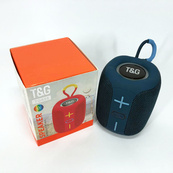 Портативна Bluetooth колонка TG658 8W з RGB підсвічуванням, акумуляторна переносна колонка. Колір: синій. Зображення №9