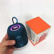 Портативна Bluetooth колонка TG658 8W з RGB підсвічуванням, акумуляторна переносна колонка. Колір: синій. Зображення №13
