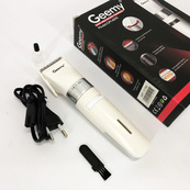 Аккумуляторная машинка для стрижки волос Gemei GM-6042, подстригательная машинка. Цвет: белый. Изображение №2