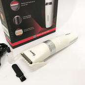 Аккумуляторная машинка для стрижки волос Gemei GM-6042, подстригательная машинка. Цвет: белый. Изображение №5