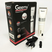 Аккумуляторная машинка для стрижки волос Gemei GM-6042, подстригательная машинка. Цвет: белый. Изображение №9
