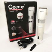 Аккумуляторная машинка для стрижки волос Gemei GM-6042, подстригательная машинка. Цвет: белый. Изображение №10
